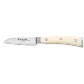 Couteau à légumes lame droite Classic Ikon blanc 8 cm
