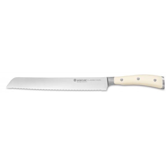 Couteau à pain Classic Ikon blanc 23 cm