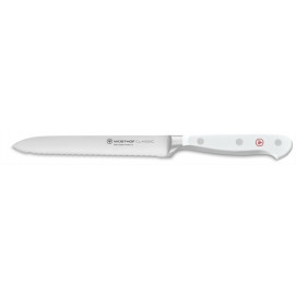 Couteau à saucisson Classic Blanc 14 cm